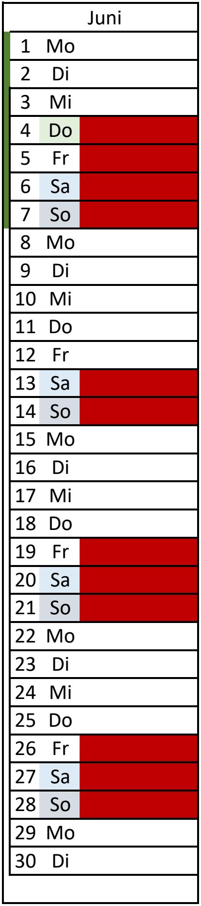 Kalenderblatt Abpril