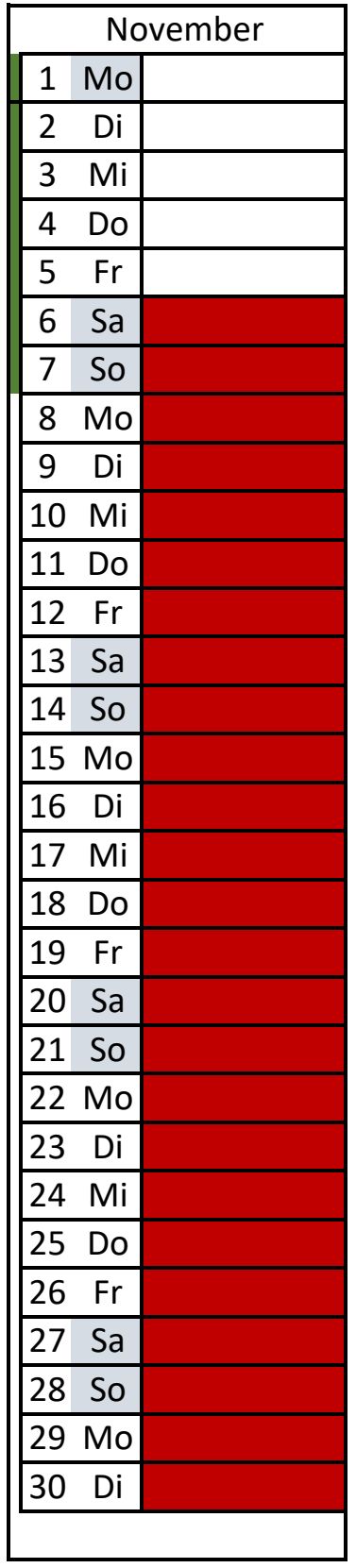 Kalenderblatt Abpril